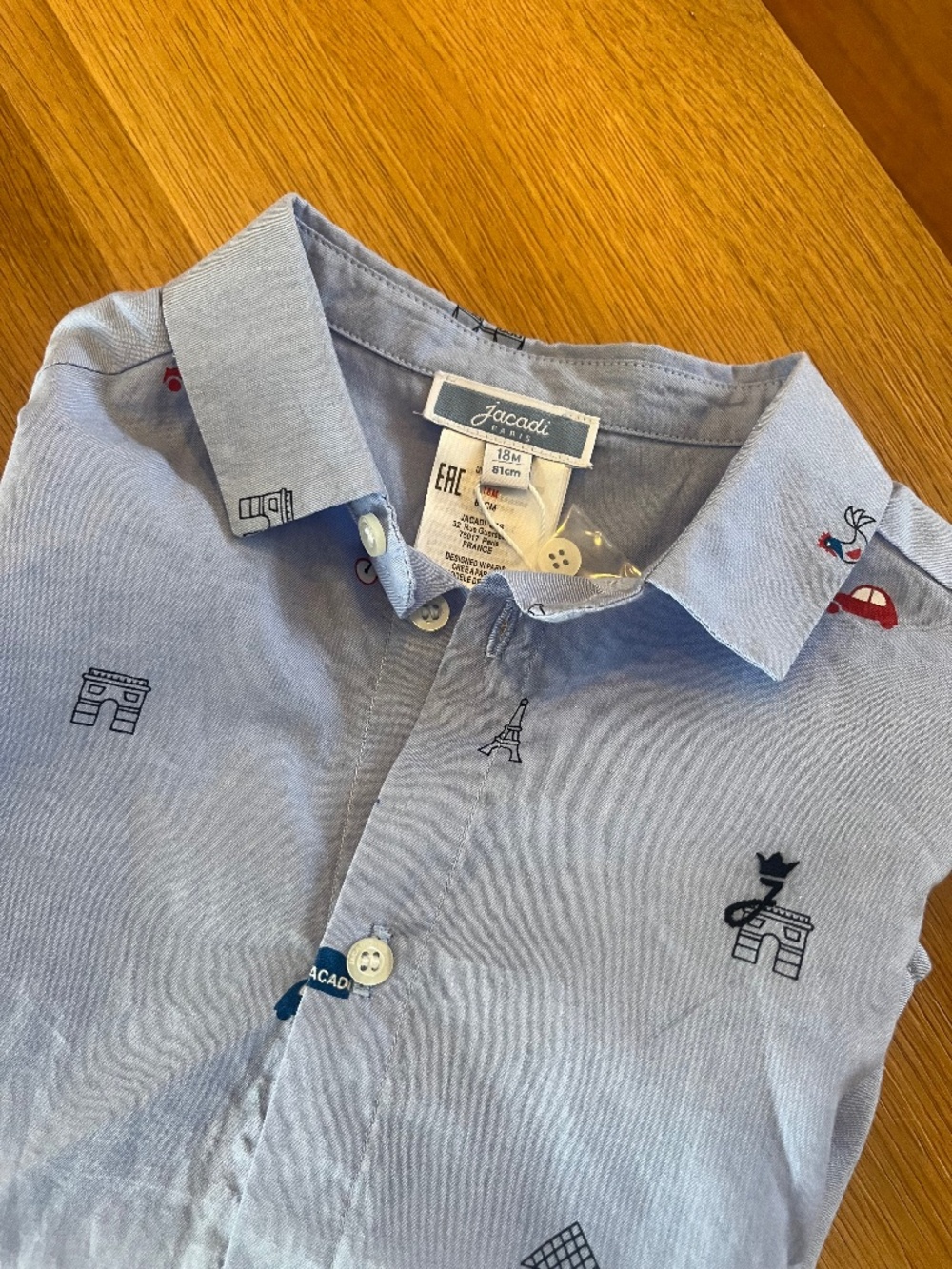 Jacadi Button Down Shirt - Picture 2 of 4